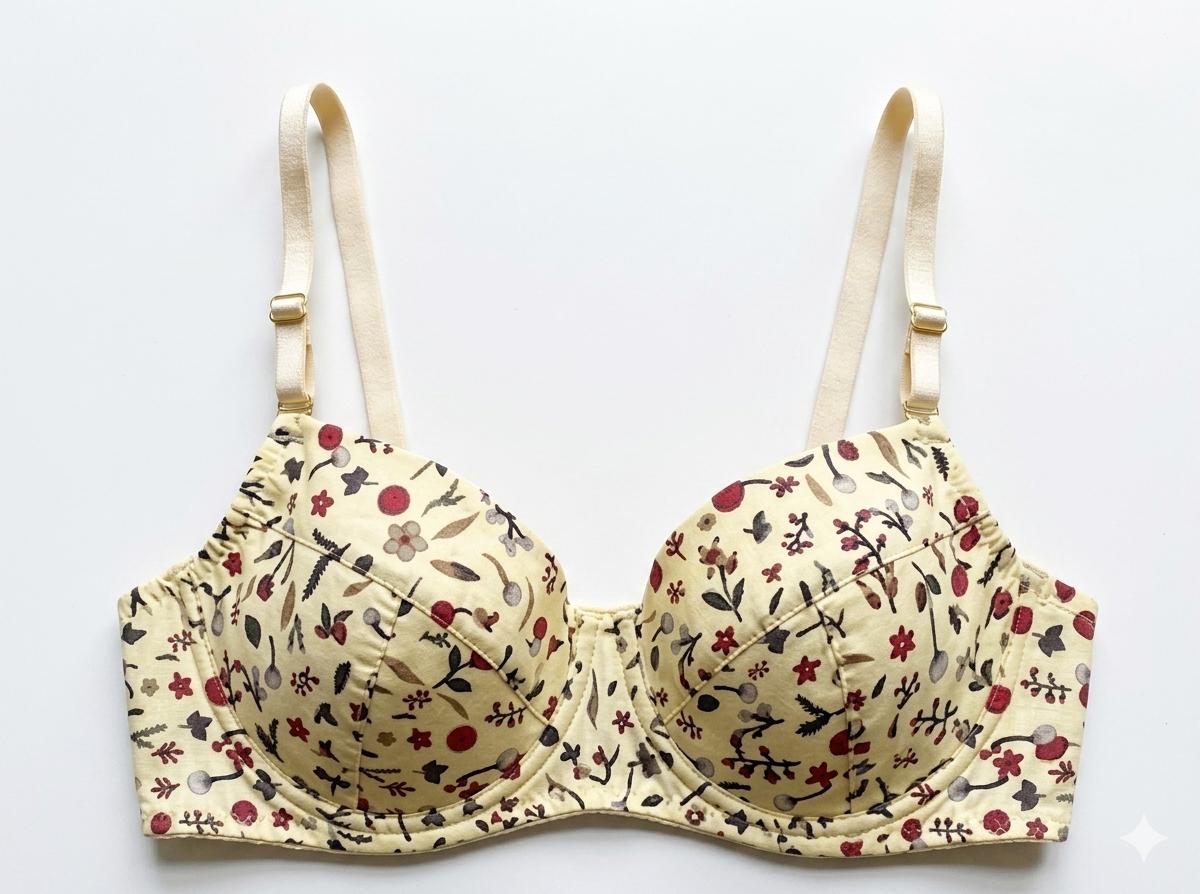 777-Faloral Print Bra