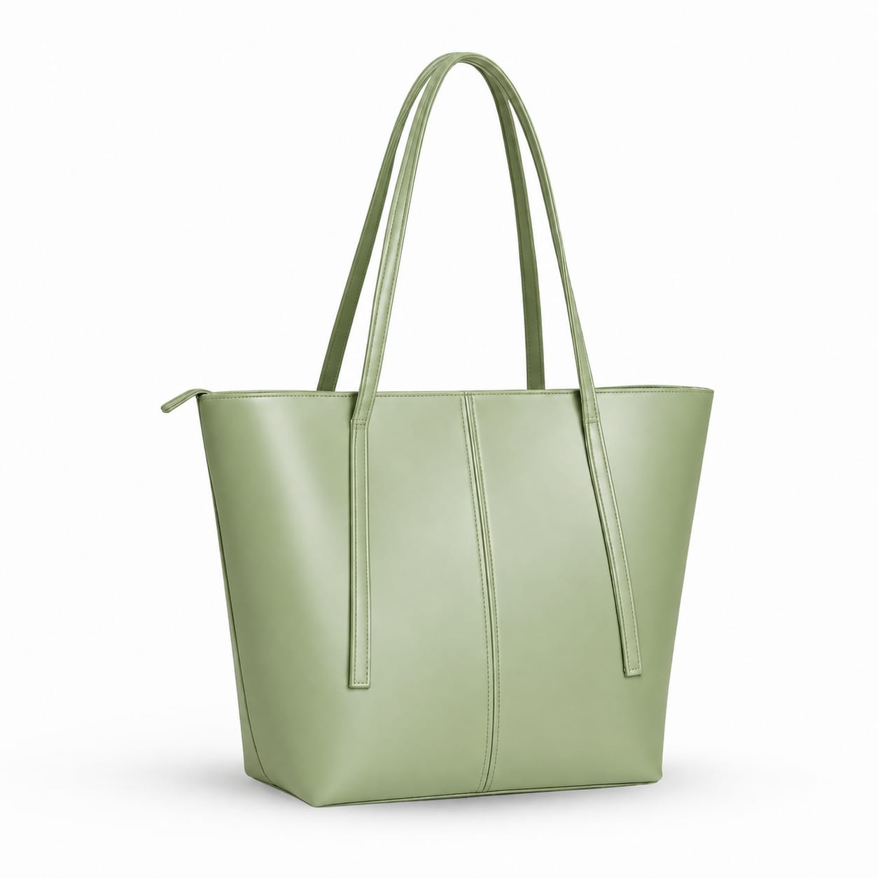 Black Women’s Tote Bag – Large PU Leather Shoulder Handbag for Work and Everyday Use