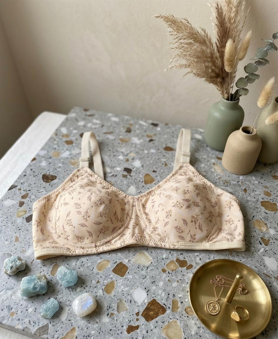 Fausa Apex Bra For Girls Branded Breathable soft stuff with High quality Material Premium Floral Printed Non-Padded Everyday wearing Bra Comfort Fit