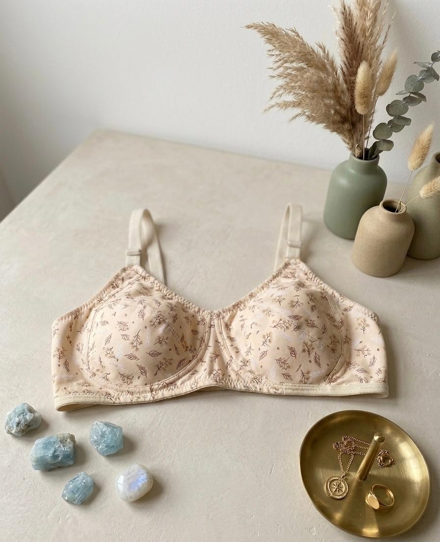 Fausa Apex Bra For Girls Branded Breathable soft stuff with High quality Material Premium Floral Printed Non-Padded Everyday wearing Bra Comfort Fit