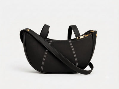 Dave Moon Bag – Premium PU Leather Crescent Shoulder & Crossbody Bag for Women
