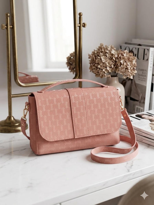New Solid Color PU Leather Women's Crossbody Bag With Stylish Red Wide Shoulder Strap Shoulder Small Square Bag