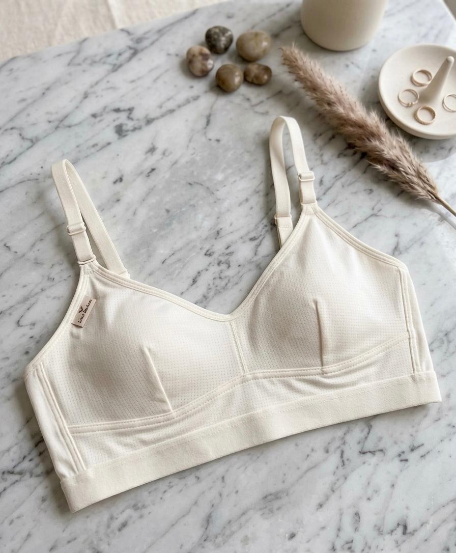 Bra For Ladies High Quality Breathable Bra With Soft Straps, Mesh Wireless Bralette - Soft Support Everyday Comfort Bra